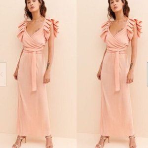 Tach Clothing Peach Feria Dress - XS